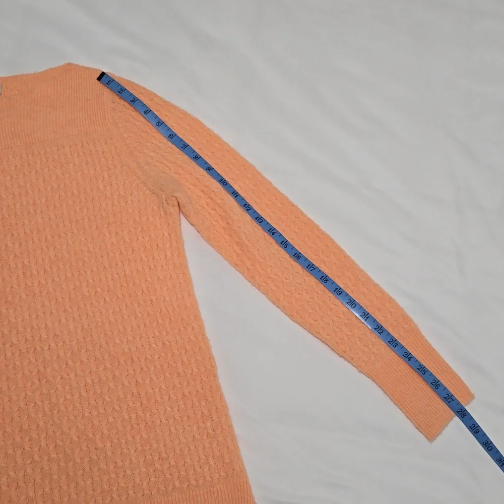 Loft Peach Color Tunic Sweater - Picture 3 of 7